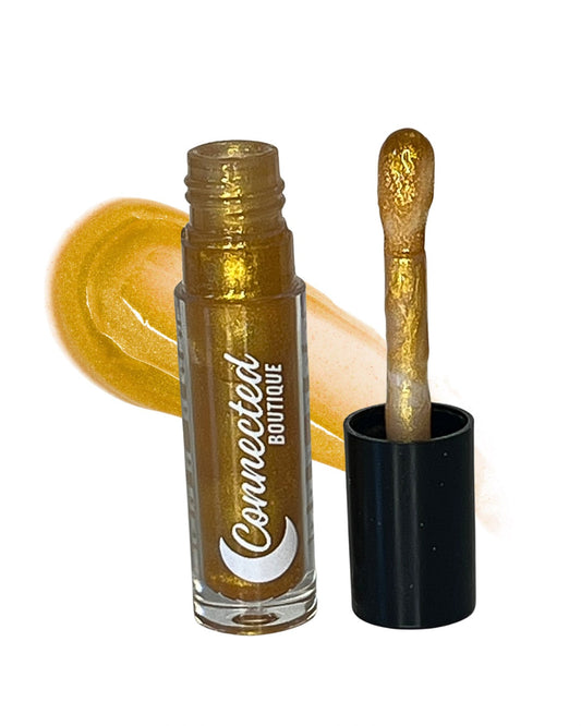 Sacred metallic gold lip gloss