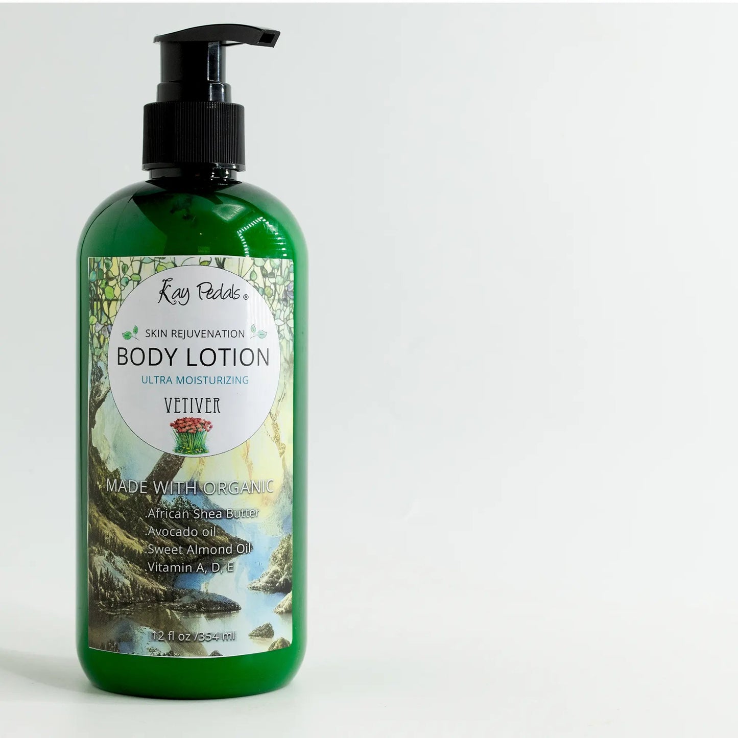 Vetiver Body Lotion | Organic Body Cream | Shea Butter Lotion | Fragrance Lotion